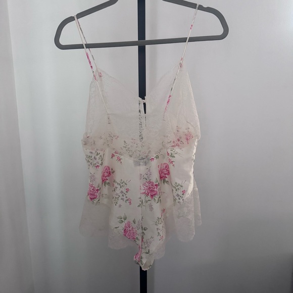 Christian Dior White and Cream Lace Lingerie Romper size large - Picture 6 of 8